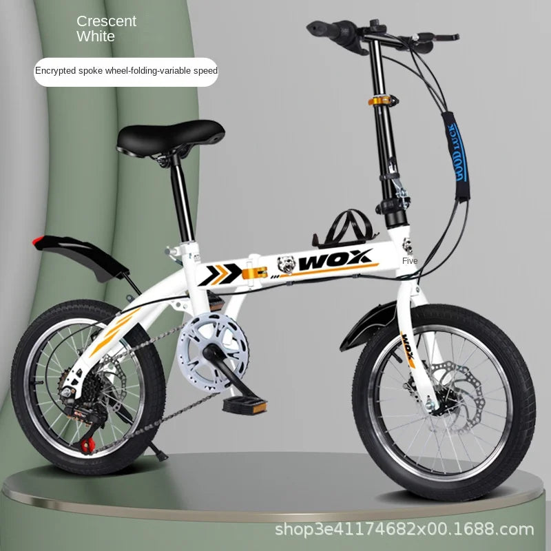 Cooya Folding Mini Lightweight Adult Portable Free Installation 16 "20" College Student Variable Speed Bike Велосипед 20 Дюймов