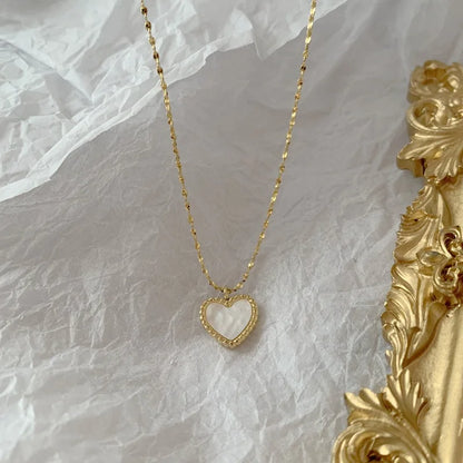 Heart Pendant Romantic Necklace