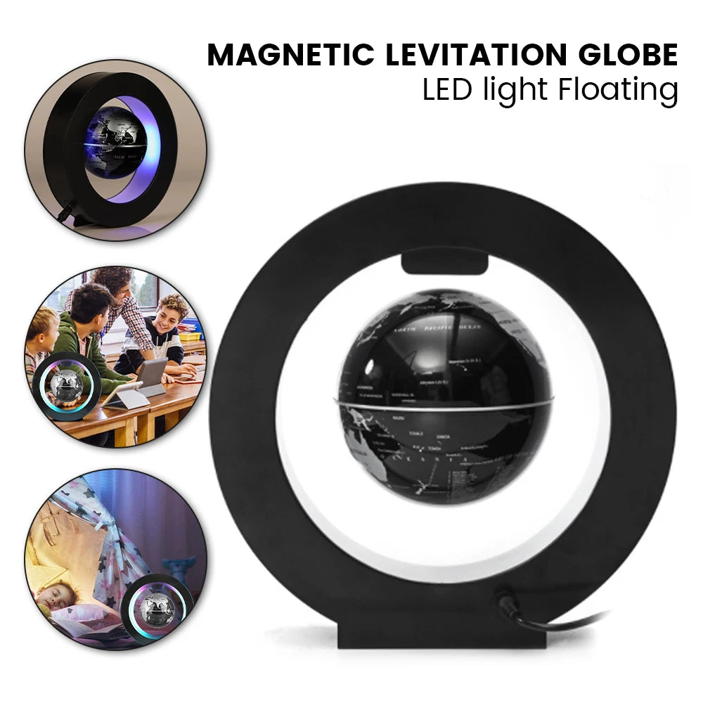 Night Lights Levitating Lamp Magnetic Levitation Globe LED World Map Electronic Antigravity Lamp Educational Toys Home Decor