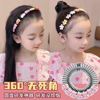 Fashion Children's Hairpins Little Girls Bangs Broken Hair Hairpins Girls Candy Color Sweet Cute Insert Comb Hair Accessories