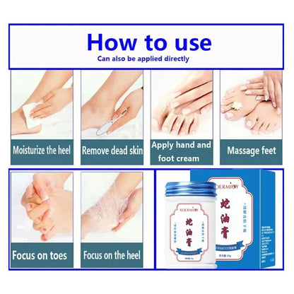 30g Moisturizing Anti-Drying Crack Foot Cream Hand Feet Care Family Exfoliation Dead Skin Removal Softening Smooth Skin Cream