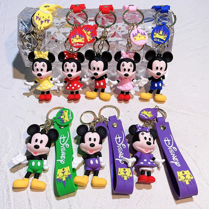 Disney Anime Mickey Keychain Cartoon