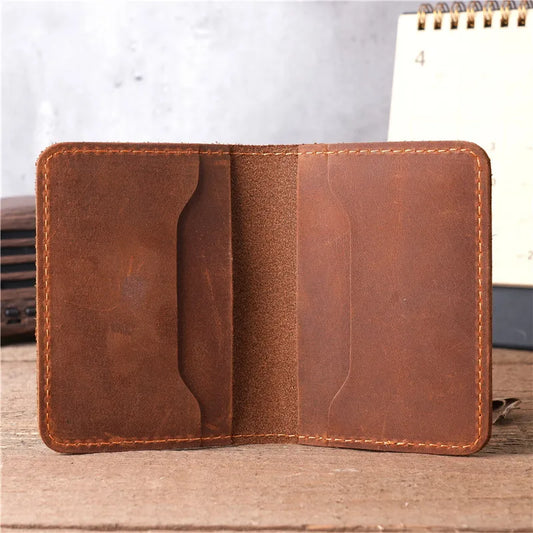 NT001 NEW 100% Genuine Leather  Men's Women's ID Holder