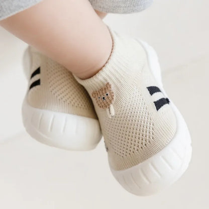 Shock-absorbing Elasticity New Toddler Shoes Fashionable Spring and Autumn Fashionable  Baby Socks Shoes Suitable for Babies