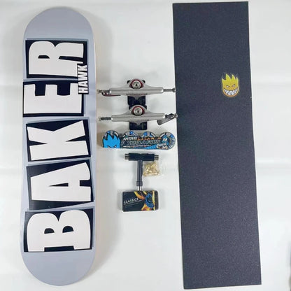 Baker Board Skating  Professional Complete Skateboard 7-ply  Canada  Maple More Color 7.75/8.0/8.25/8.5 Inch Double Rocket