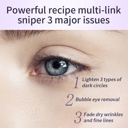 O'CHEAL Anti Wrinkle Anti Dark Circle Eye Cream Roller Massager Moisturizing Eye Bags Anti Aging Hyaluronic Acid Eye Skin Care