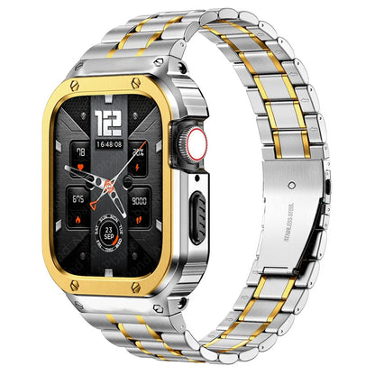 Stainless Steel Strap+Case For Apple Watch Band 49/45/44/41/40mm Bumper frame Cover Accessories iwatch series 3 4 5 SE 6 7 8 9