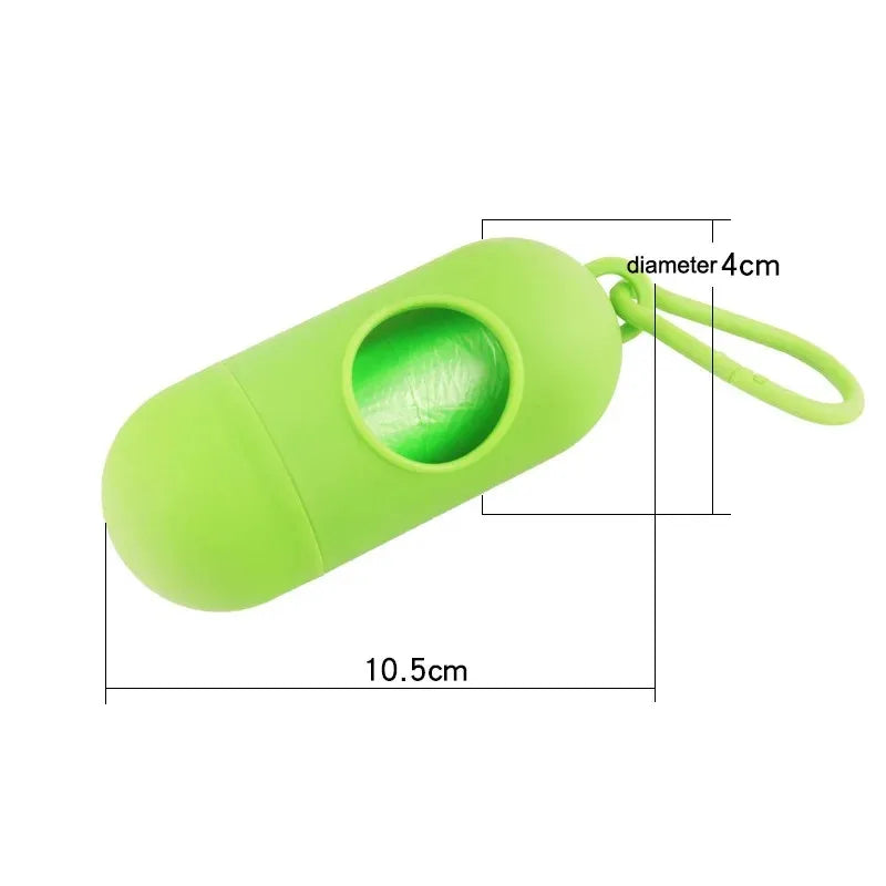 Dog Poop Bag Pet Waste Dispenser Garbage Carrier Hangingable Portable Holder Poo Bags Dispensers Pet Cleaning Supplies