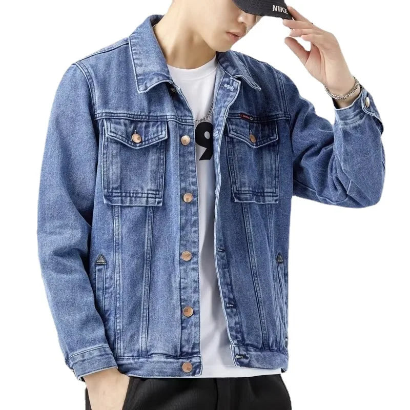 Casual Cotton Denim Jeans Coat