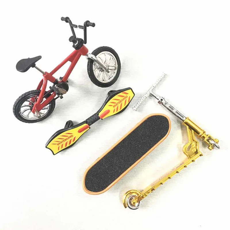 1Set Mini Scooter Two Wheel Scooter Children's Educational Toys Finger Scooter Bike Finger Skateboard Birthday Gift for Boys