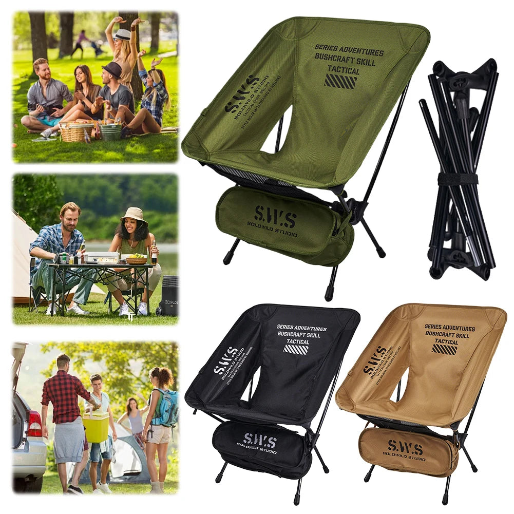 Ultralight Folding Chair Oxford Cloth Lightweight Tourist Chairs Portable Camping Longue Seat for Outdoor Camping Hiking Fishing