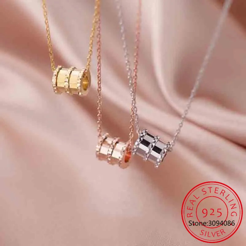 1.6cttw D Color Moissanite Necklace Pendant for Women S925 Silver 3mm Full Diamond Ball-shaped Neck Chain Charm Jewelry