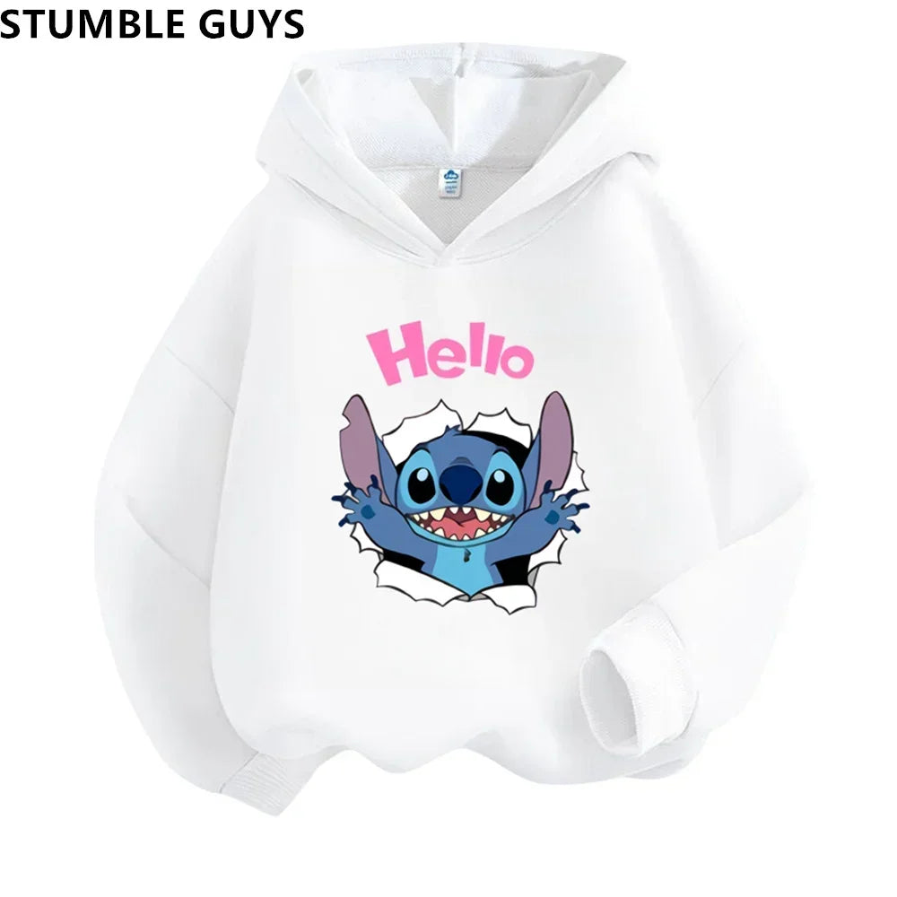 Stitch Hoodie Set Baby Long Sleeve Sweatshirt