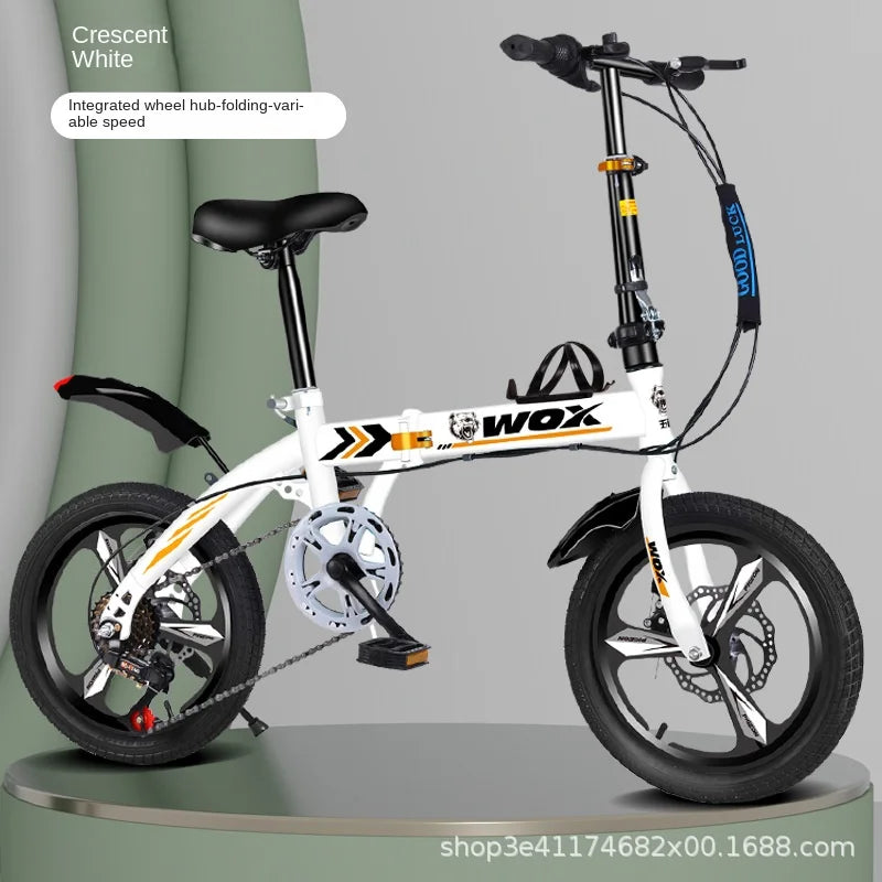 Cooya Folding Mini Lightweight Adult Portable Free Installation 16 "20" College Student Variable Speed Bike Велосипед 20 Дюймов