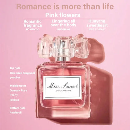 Miss Sweetheart Women's Perfume pheromone 50ml Lingers On 24-48 Hours Light Floral Notes Originales Daily Dating