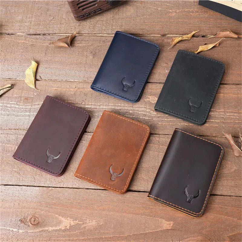 NT001 NEW 100% Genuine Leather  Men's Women's ID Holder