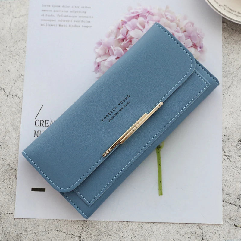 2024 Fashion Wallet Women's Purse Wallet Card Holder Female Clutch Long Purse Multi-card Holder Luxury Designer Lady Coin Purses