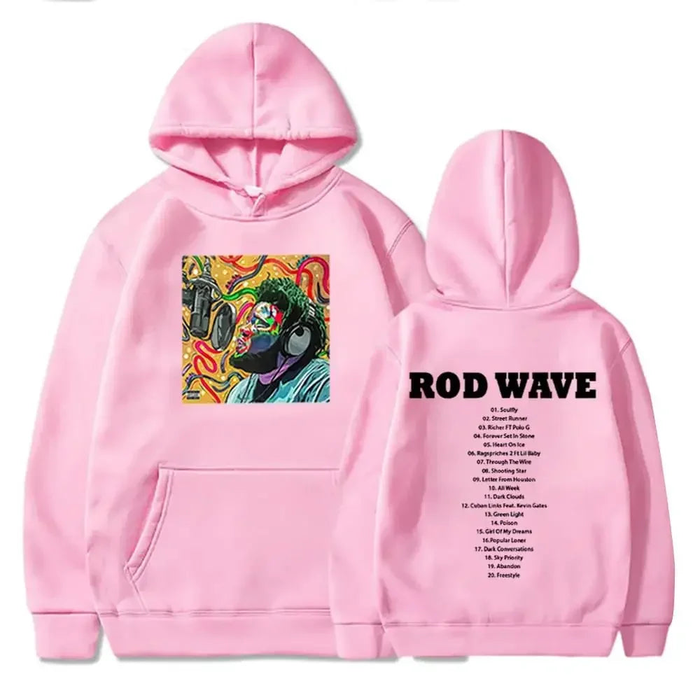 Rapper Rod Wave Hoodies Streetwear