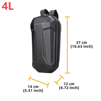 Electric Scooter Front Bag Waterproof Folding EVA Hard Shell Bags Bicycle Handlebar Hanging Bag Carry Bag Storage Accessories