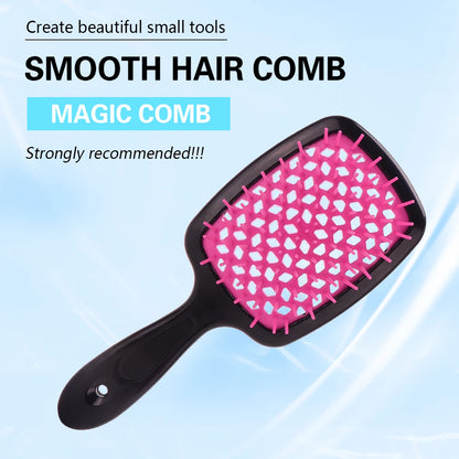 Air Cushion Comb Tangled Hair Comb Hair Brush Massage Anti-static Hollow Out Wet Curly Hair Brushes Barber Styling Tool