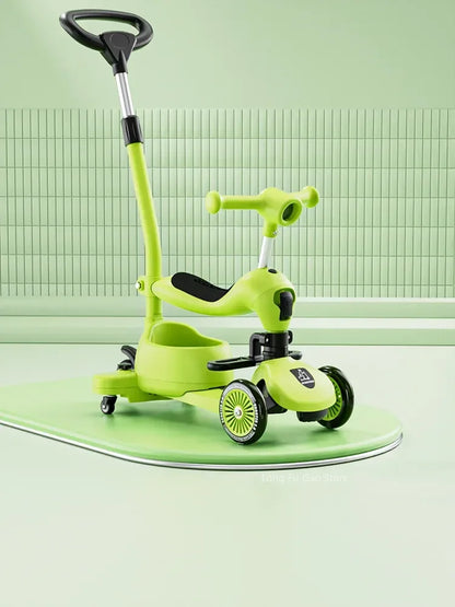 scooter,  can sit, push, and slide,  multi-functional scooter, 0-3-6 year old scooter