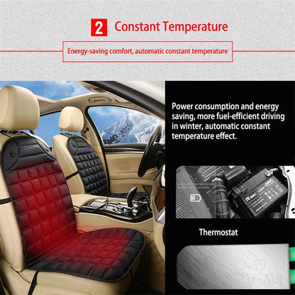 12V Car Heated Seats Winter Seat Heater Car Seat Heating Cushion Covers Car Electric Heated Seat Car Styling Winter Pad Cushions