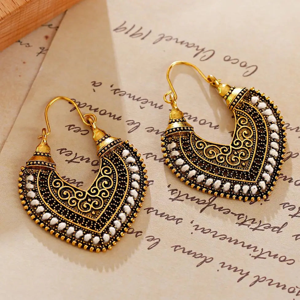 Bohemia Antique Bronze Indian Earrings