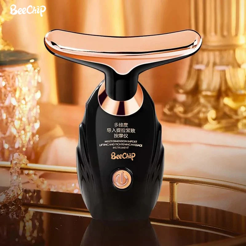 Black Gold Electric Facial Beauty Instrument Lifting And Firming