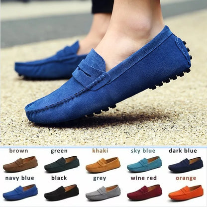 Men Casual Shoes Genuine Leather Loafers