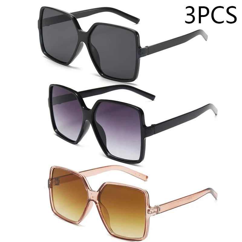 New Trend Full-frame Large Square Sunglasses Fashion Y2k Ladies Sunglasses