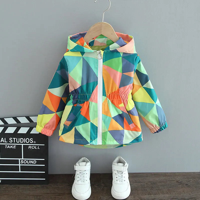 Toddler Boy Jacket Waterproof Wind Jacket Kids Windbreaker Zipper Baby Boy Jacket Spring Summer Coat Children Clothes 3/5/7 Year