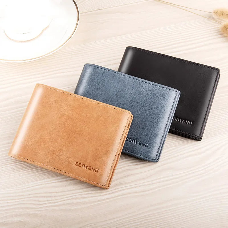 Cross Vertical Wallets for Women Genuine Leather