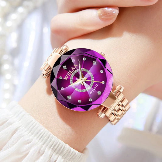 2024 Women Bracelet Watch Luxury Brand Top Rhinestone Elegant Ladies Watches Gold Clock Wrist Watches For Women relogio feminino