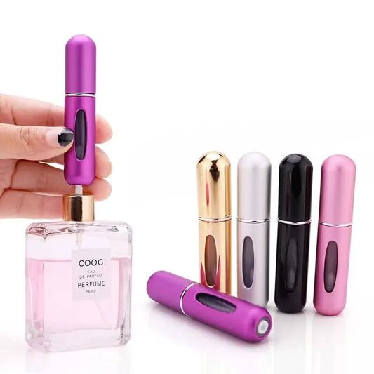 5ml Perfume Sub-bottles Bottom Filling High-end Portable Press Spray Small Spray Bottle Empty Bottle Sample Subpackaging Device