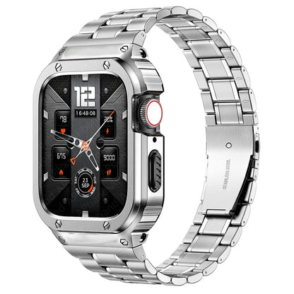 Stainless Steel Strap+Case For Apple Watch Band 49/45/44/41/40mm Bumper frame Cover Accessories iwatch series 3 4 5 SE 6 7 8 9