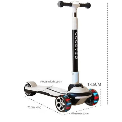 TULX Motion Scooter With Strong Shock Absorption And High Noise Reduction Adopts PU Material For Safer More Convenient Riding