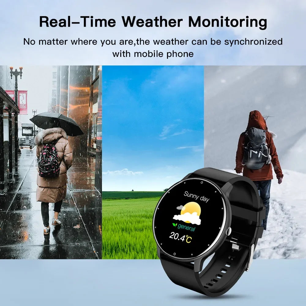 Smart Watch Men Bluetooth Call 24H Heart Rate Monitor Women Sports Fitness IP67 Waterproof Smart Watch For Android IOS 2024 New