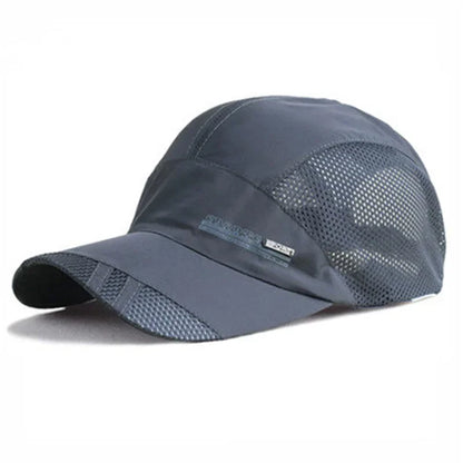 Adjustable Quick Dry Braethable Hat Running Baseball Summer Mesh Cap Visor Sports Cool Fashion Hot Outdoor Popular Men Women