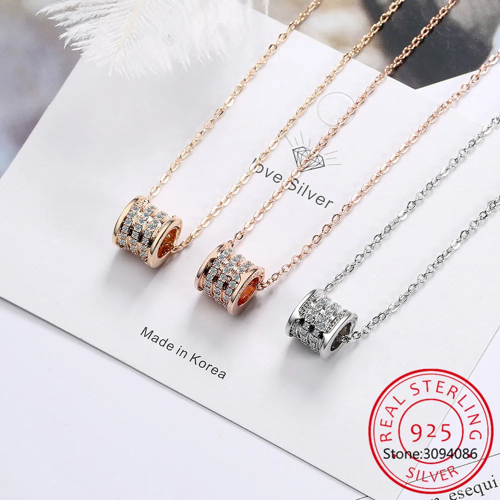 Trendy 925 Sterling Silver Real 1.8ct Moissanite Pendant Necklace for Women Anniversary Diamond Necklaces Fine Jewelry Gift