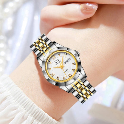 Women Wrist Watches For Ladies Quartz Watches Stainless Steel Fashion Luxury Brand Top Female Colck Women Bracelet Gift Watches