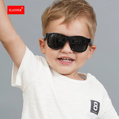 2024 Kids Polarized Sunglasses 1 2 3 Years Boys Girl Safety Glasses Baby Infant Shades Eyewear Anti UV400 Soft Frame with Cord