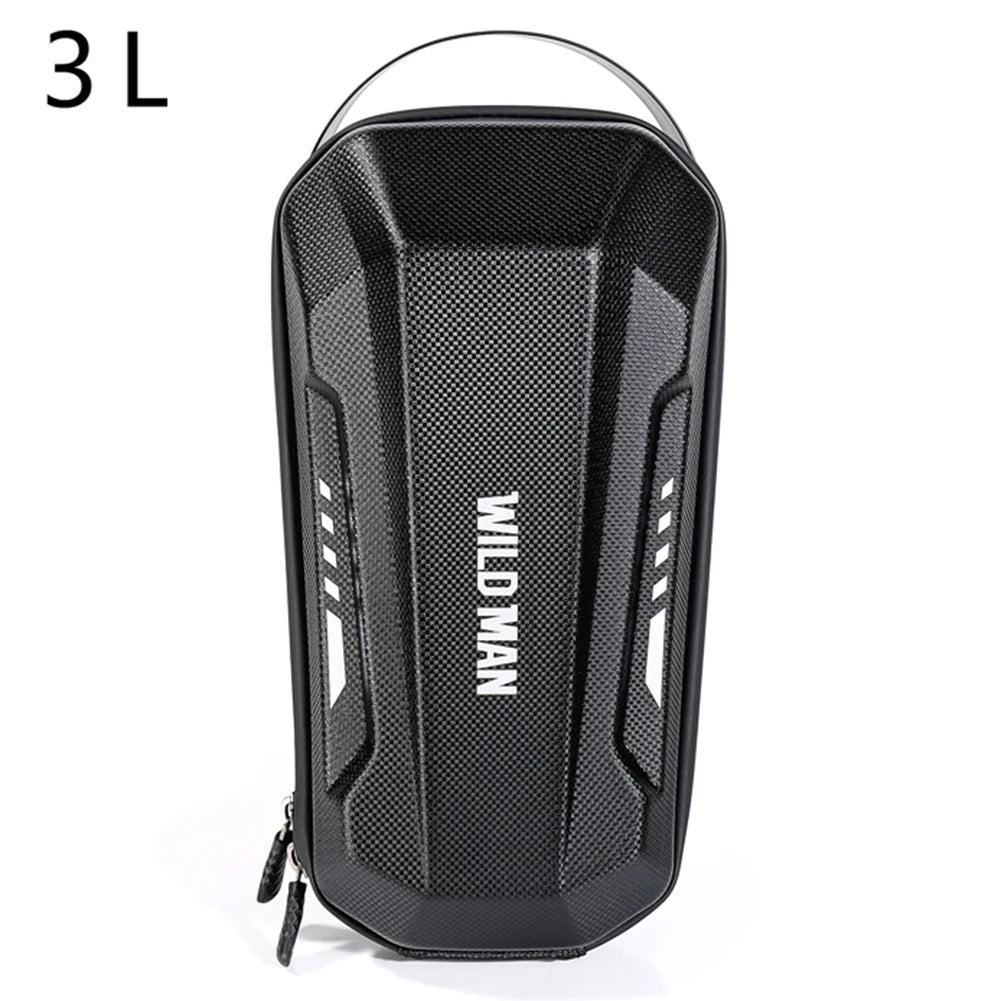 Electric Scooter Front Bag Waterproof Folding EVA Hard Shell Bags Bicycle Handlebar Hanging Bag Carry Bag Storage Accessories