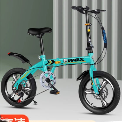 Cooya Folding Mini Lightweight Adult Portable Free Installation 16 "20" College Student Variable Speed Bike Велосипед 20 Дюймов