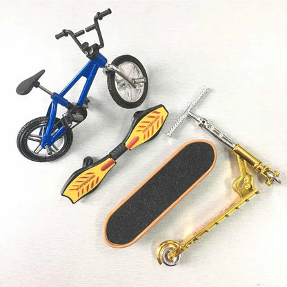 1Set Mini Scooter Two Wheel Scooter Children's Educational Toys Finger Scooter Bike Finger Skateboard Birthday Gift for Boys