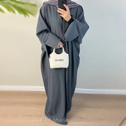 Robe Femme Musulmane Eid Muslim Autumn Thicken Abayas Morocco Kaftan Islam Dubai Kebaya Modest Dresses Long Loose Clothing