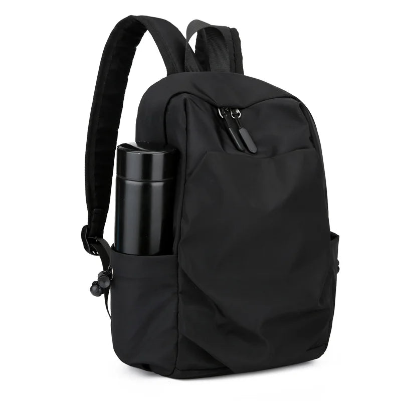 Mini Men's Backpack Fashion Small Black Shoulder School Bag for Man 2023 Canvas Designer Waterproof Sports Travel Male Backpacks