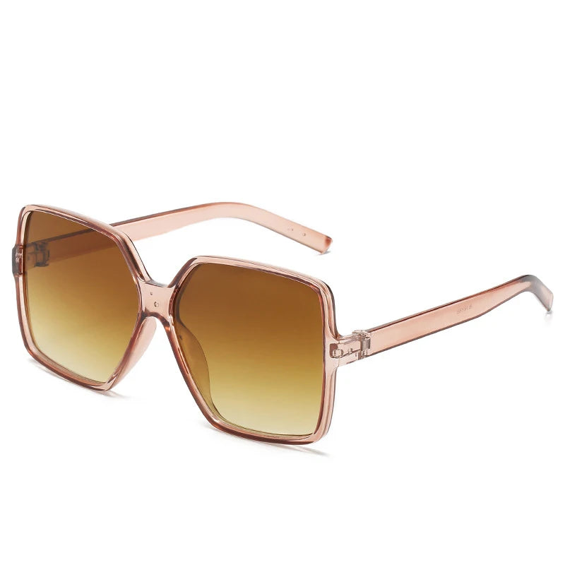 New Trend Full-frame Large Square Sunglasses Fashion Y2k Ladies Sunglasses