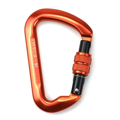 Carabiner Rock Climbing Mountain Landing 30kN High Altitude Operation Equipment Outdoor Aluminum Alloy Safety Buckle Hook