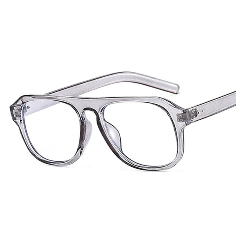 Vintage Glasses For Man Transparent Computer Square Anti Blue Light Eyewear Blocking Glasses Optical Spectacle Eyeglass