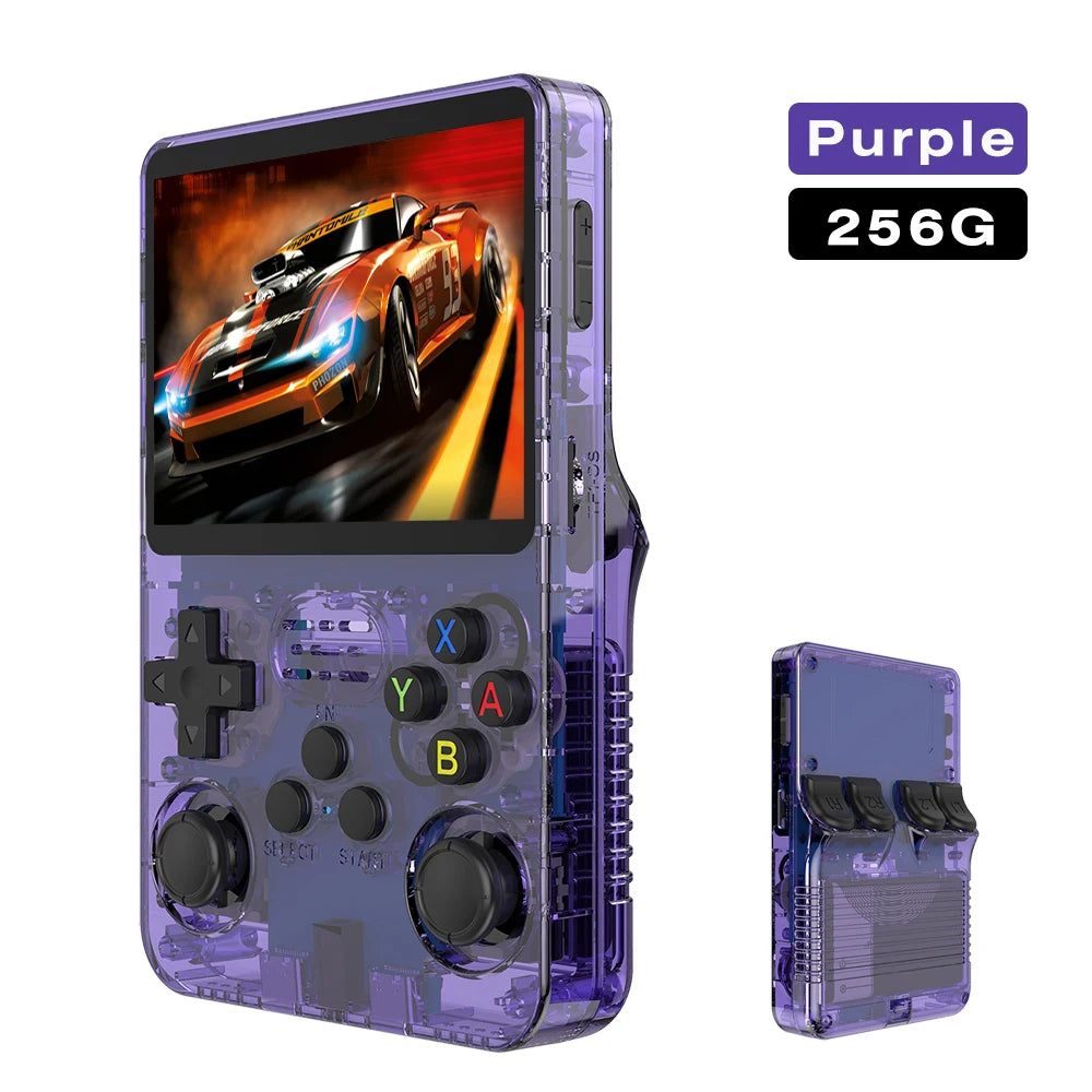 128G R36S Retro Video Game Console Linux System 3.5 Inch IPS Screen RK3326 Portable Pocket Player 64G 256G Games best Boys gifts